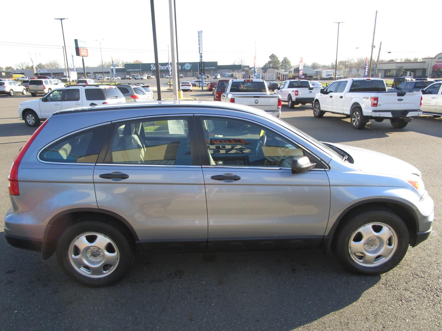 2010 SILVER Honda CR-V CR-V LX (5FNRL38477B) , located at 1814 Albert Pike Road, Hot Springs, AR, 71913, (501) 623-1717, 34.494228, -93.094070 - Photo#0